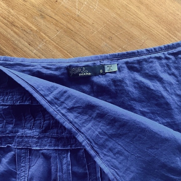 ❗️❗️SALE❗️❗️Prana lined cotton skirt, lightweight, lovely detailed stitching - Picture 2 of 5